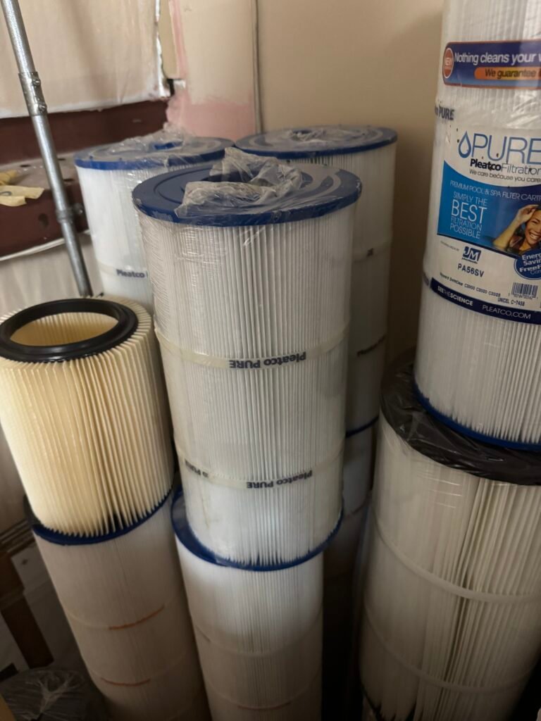 cartridge filter cleaning